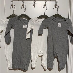 Burt’s Bees Gowns Size 0-6 Months & Footies Size 0-3 Months
